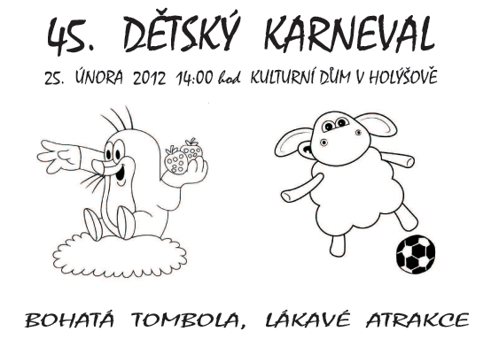 Dětský maškarní karneval 2012