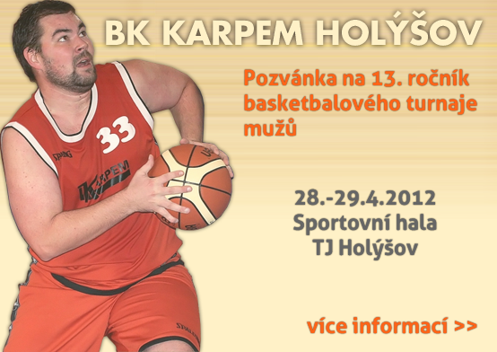 Pozvánka na 13. ročník basketbalového turnaje